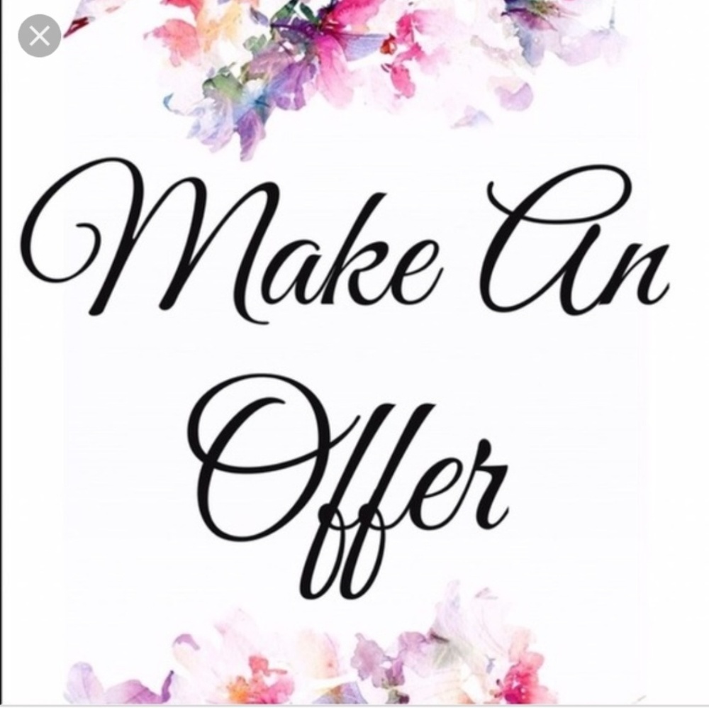 Reasonable offers welcomed